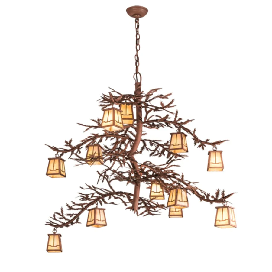 Meyda Tiffany Pine Branch 12 Light 44" Wide Chandelier - Image 2