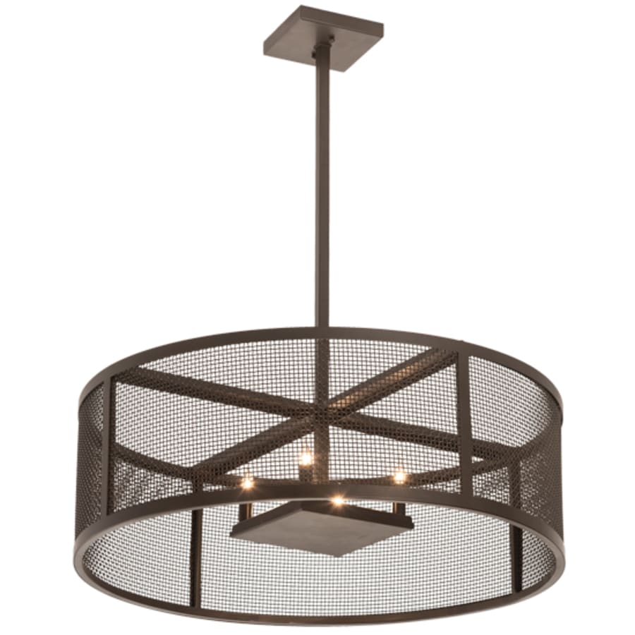 Meyda Tiffany 4 Light 30" Wide Cage Pendant - Image 3