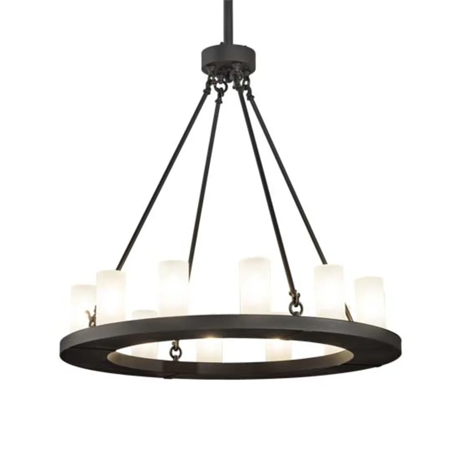 Meyda Tiffany Loxley 12 Light 36" Wide Ring Chandelier - Image 1