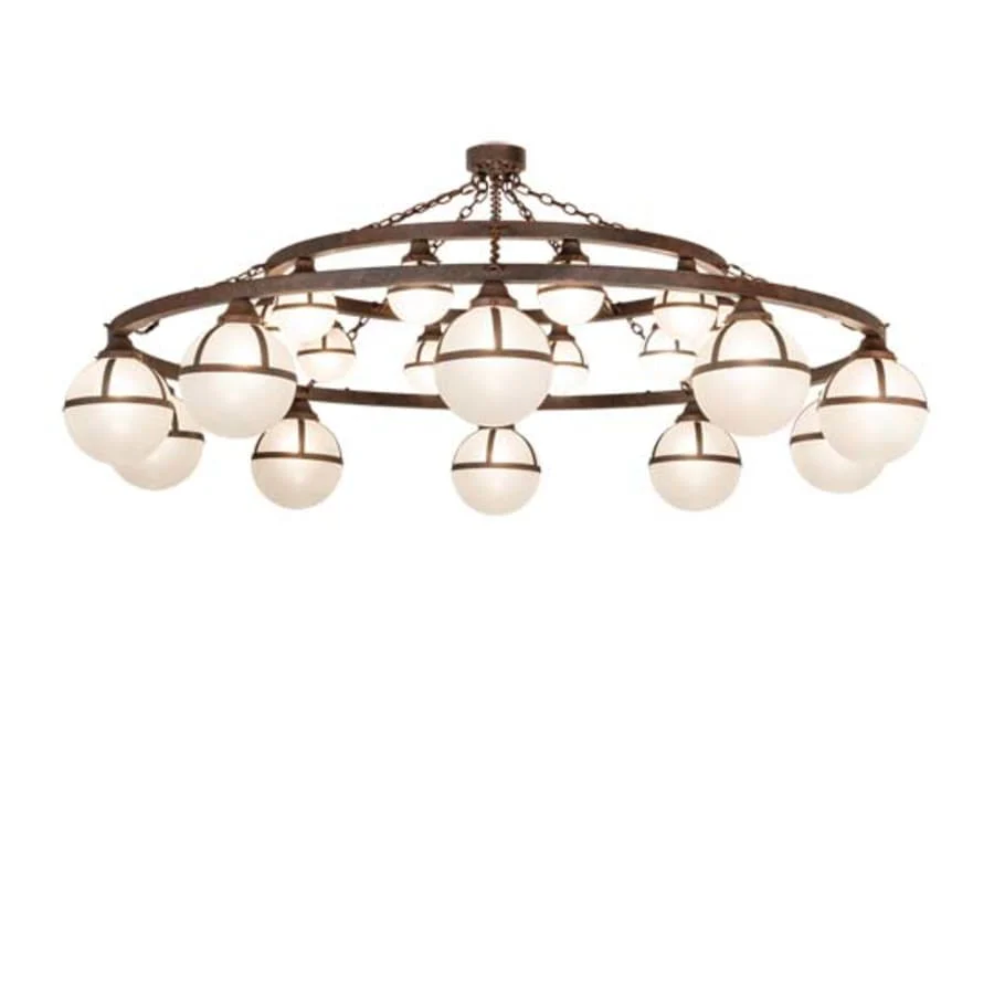 Meyda Tiffany Bola 20 Light 84" Wide Ring Chandelier - Image 1