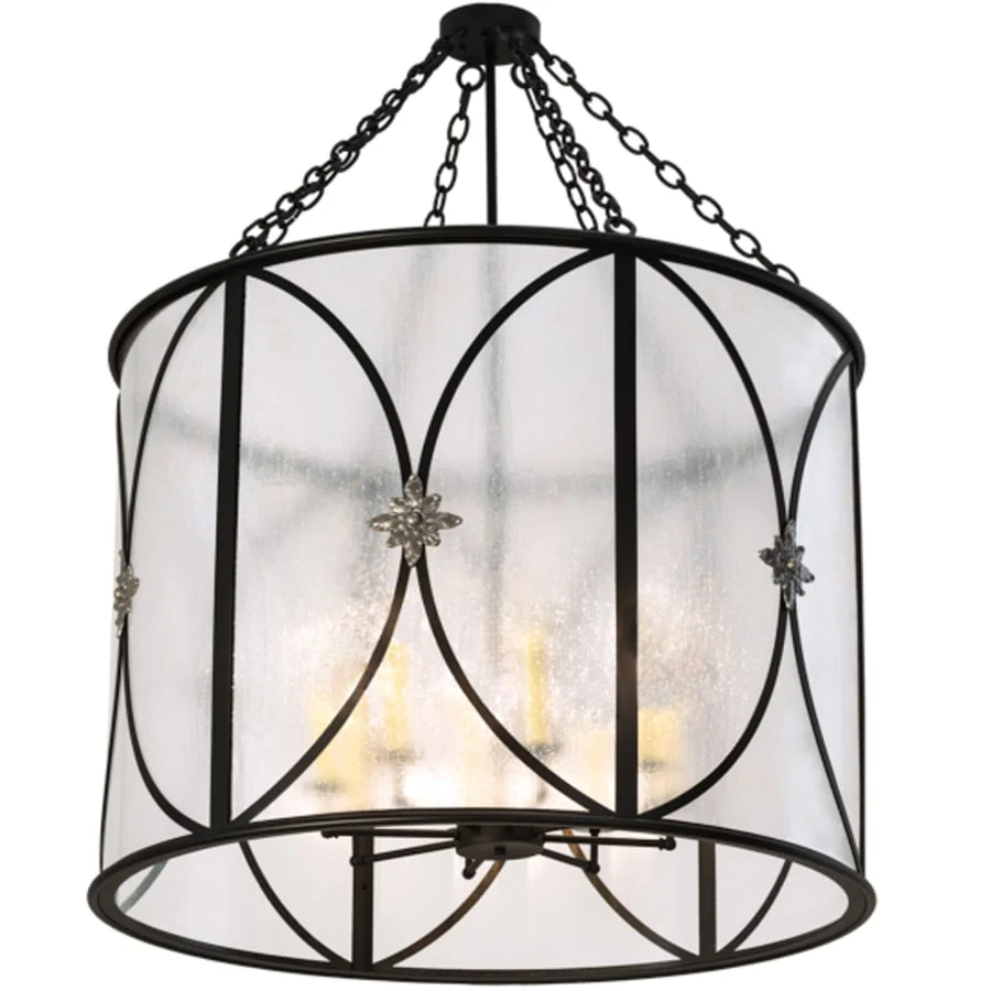 Meyda Tiffany 8 Light 37" Wide Taper Candle Pendant - Image 2