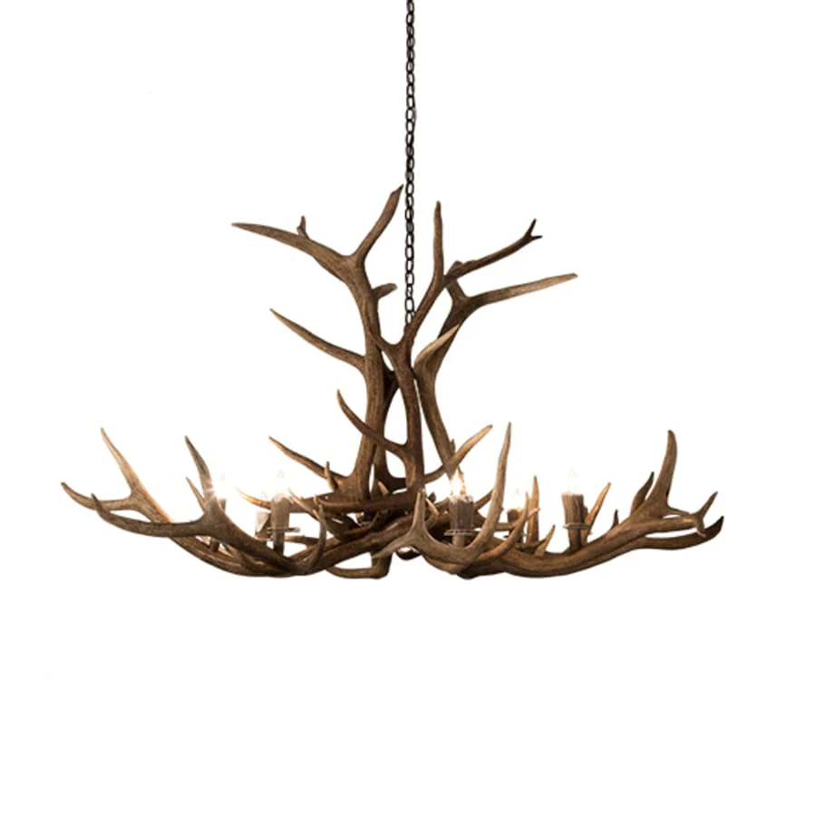 Meyda Tiffany Antlers 8 Light 66" Wide Antler Candle Style Chandelier - Image 2