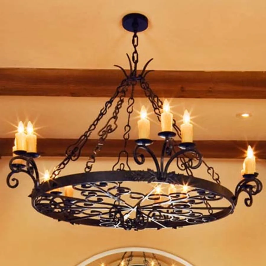 Meyda Tiffany Clarinda 15 Light 60" Wide Taper Candle Style Chandelier - Image 1