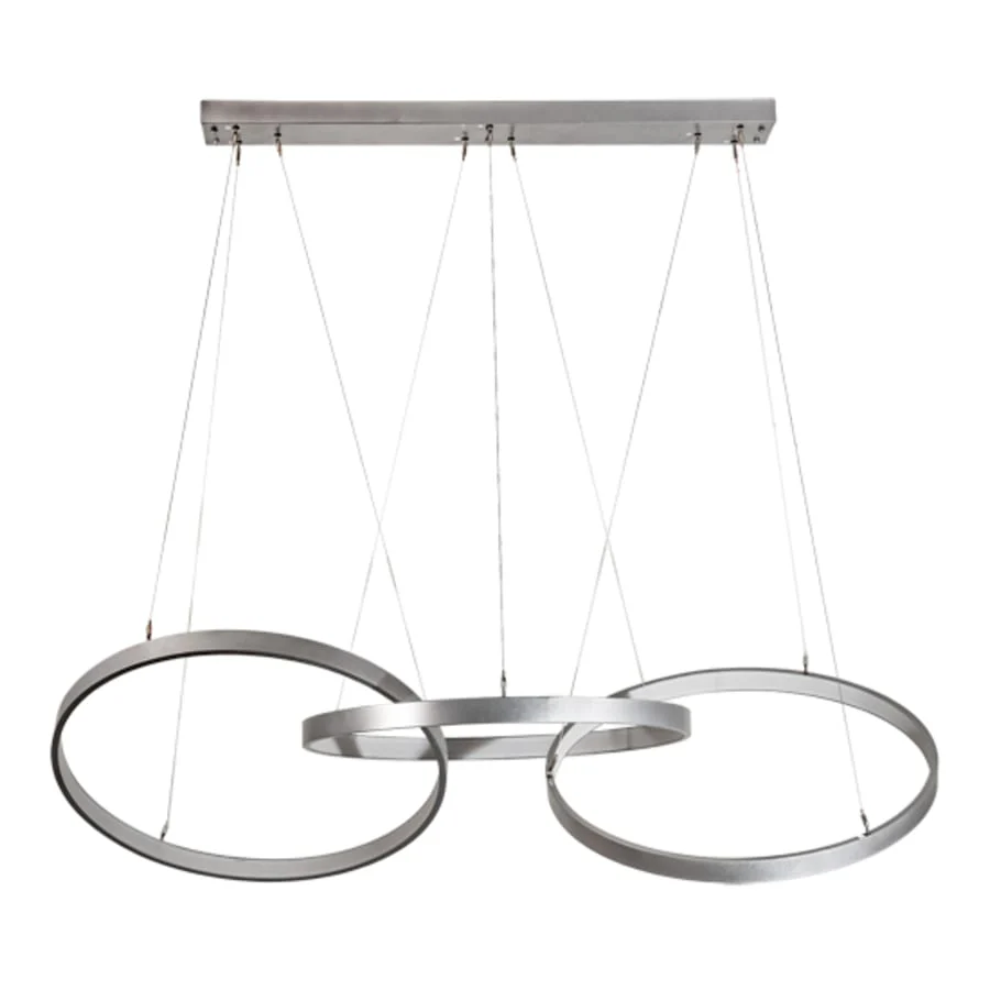 Meyda Tiffany 3 Light 72" Wide Linear Pendant - Image 3