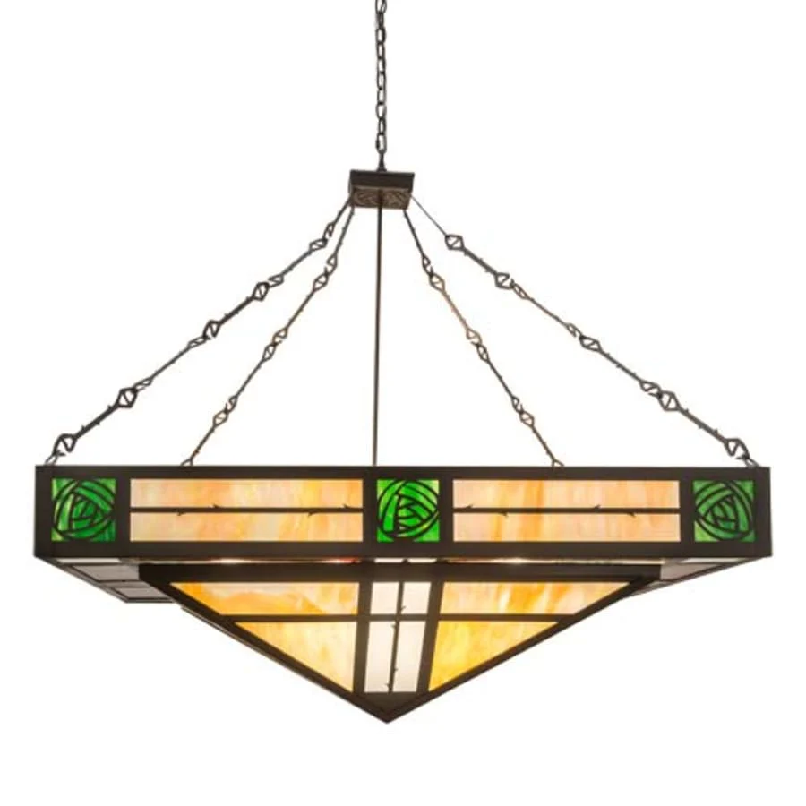 Meyda Tiffany Bungalow 8 Light 68" Wide Pendant - Image 1