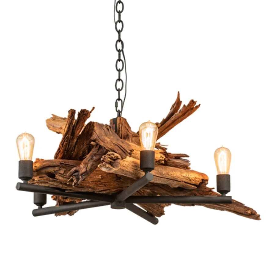 Meyda Tiffany Driftwood 5 Light 35" Wide Abstract Chandelier - Image 2