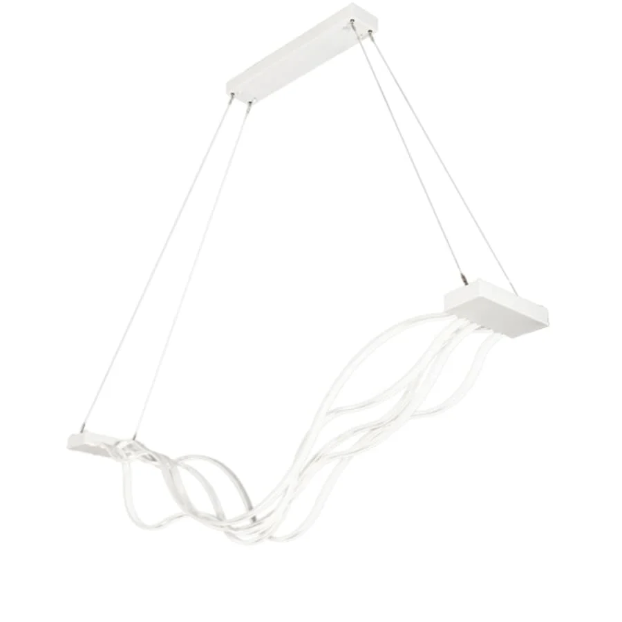 Meyda Tiffany 4 Light 84" Wide Abstract Linear Pendant - Image 2