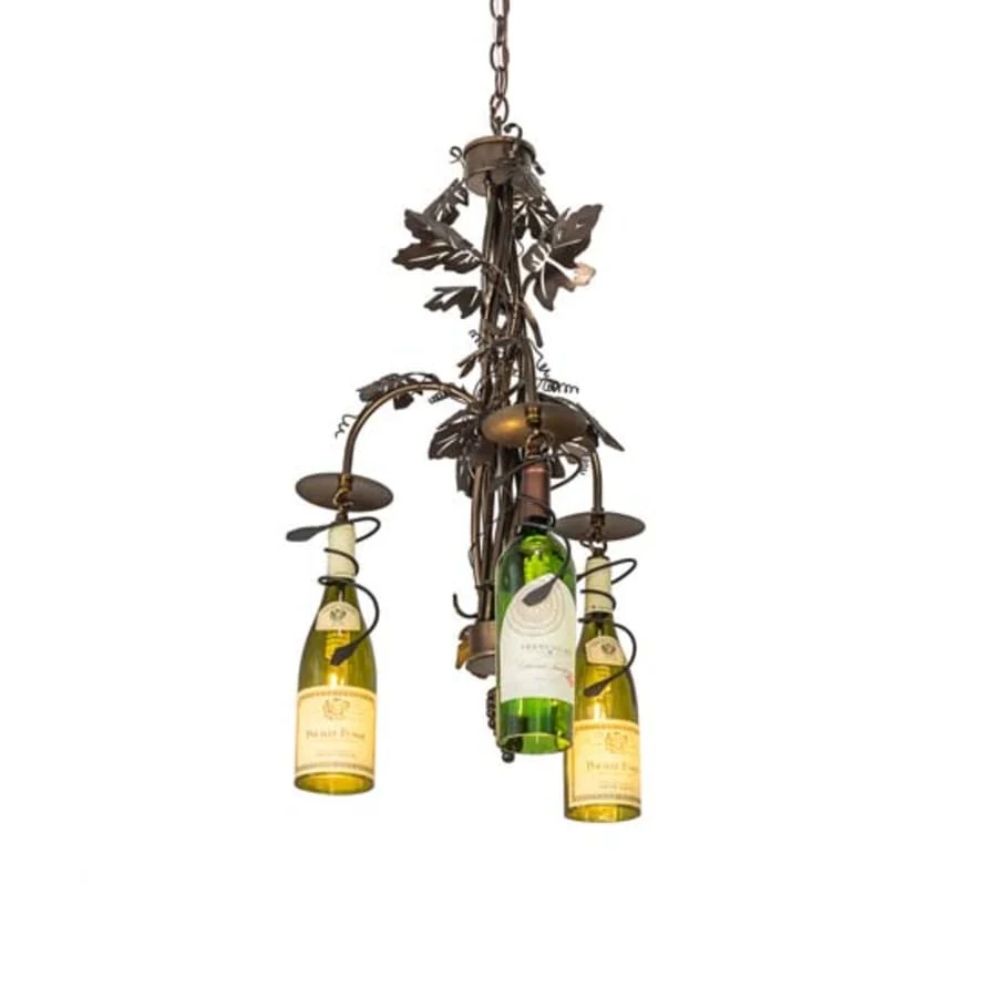 Meyda Tiffany Tuscan Vineyard 3 Light 18" Wide Multi Light Pendant - Image 1