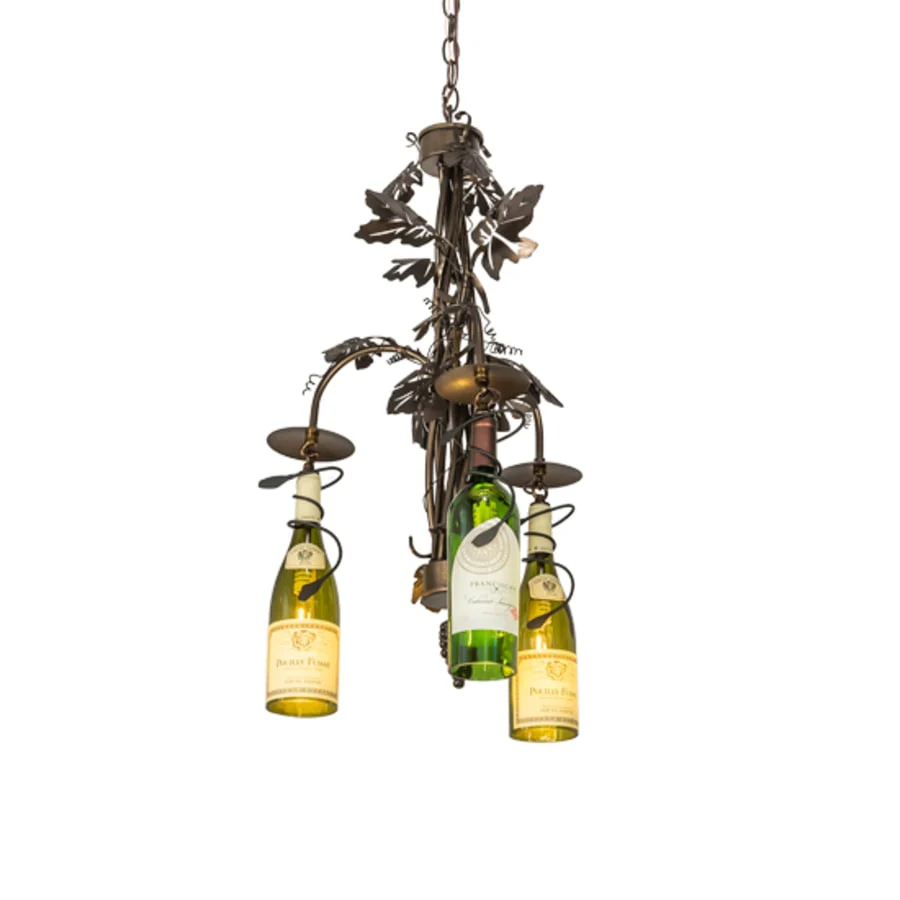 Meyda Tiffany Tuscan Vineyard 3 Light 18" Wide Multi Light Pendant - Image 2