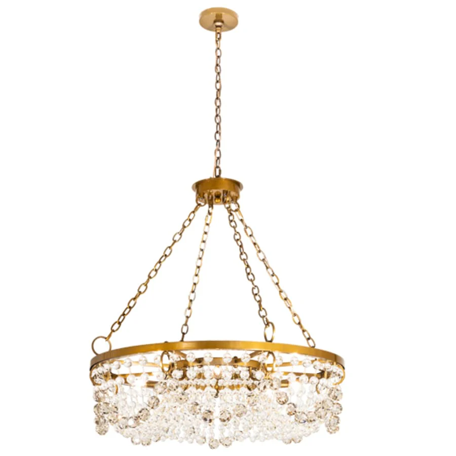 Meyda Tiffany Sardinia 8 Light 36" Wide Crystal Ring Chandelier - Image 2