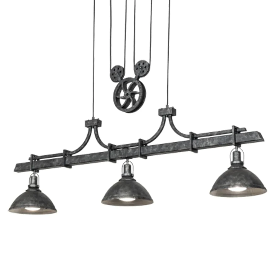 Meyda Tiffany 3 Light 67" Wide Linear Pendant - Image 1