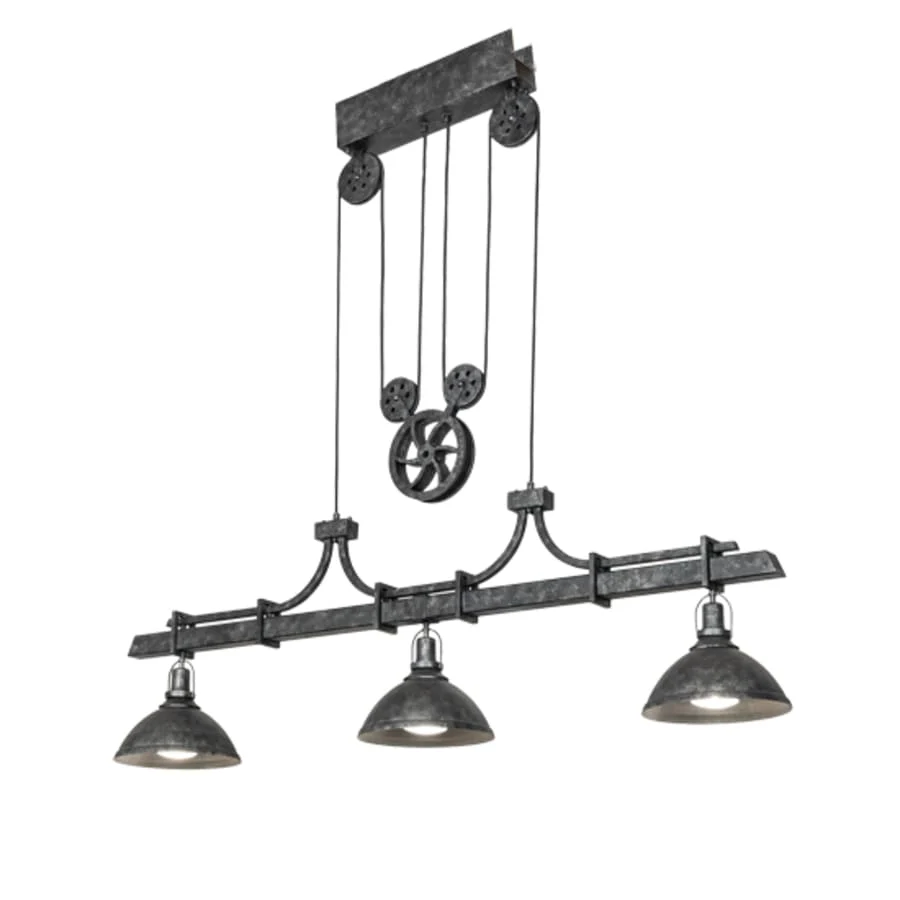 Meyda Tiffany 3 Light 67" Wide Linear Pendant - Image 3