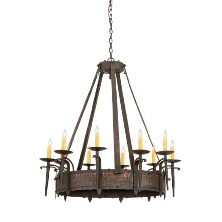 Meyda Tiffany Costello 10 Light 35" Wide Taper Candle Style Chandelier - Image 1