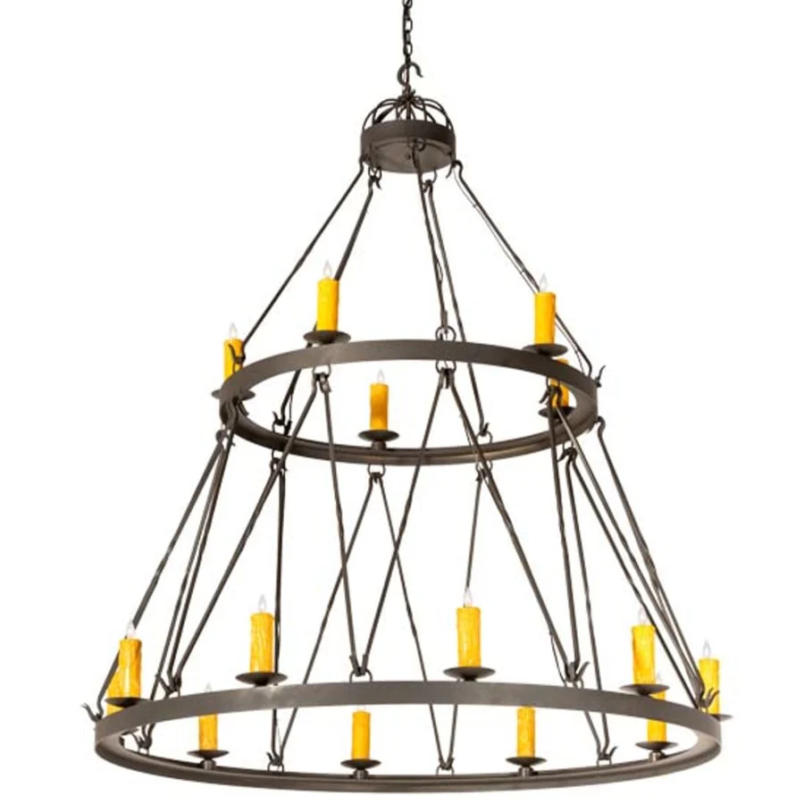Meyda Tiffany Lakeshore 15 Light 62" Wide Taper Candle Style Chandelier - Image 1