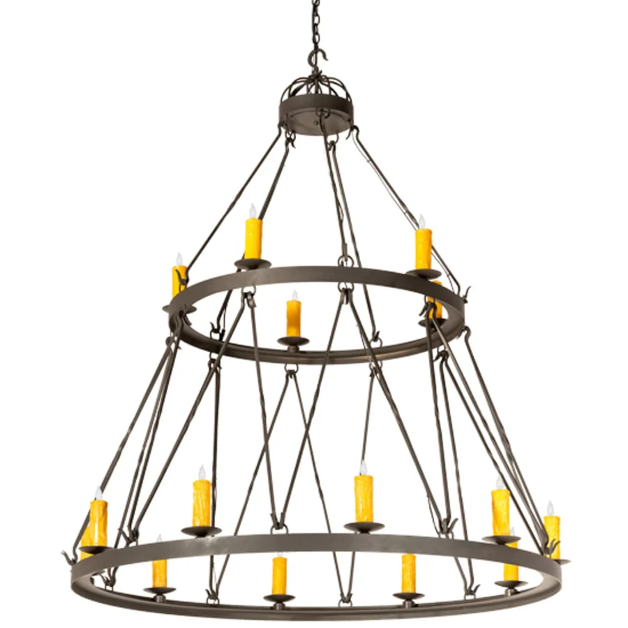 Meyda Tiffany Lakeshore 15 Light 62" Wide Taper Candle Style Chandelier - Image 3