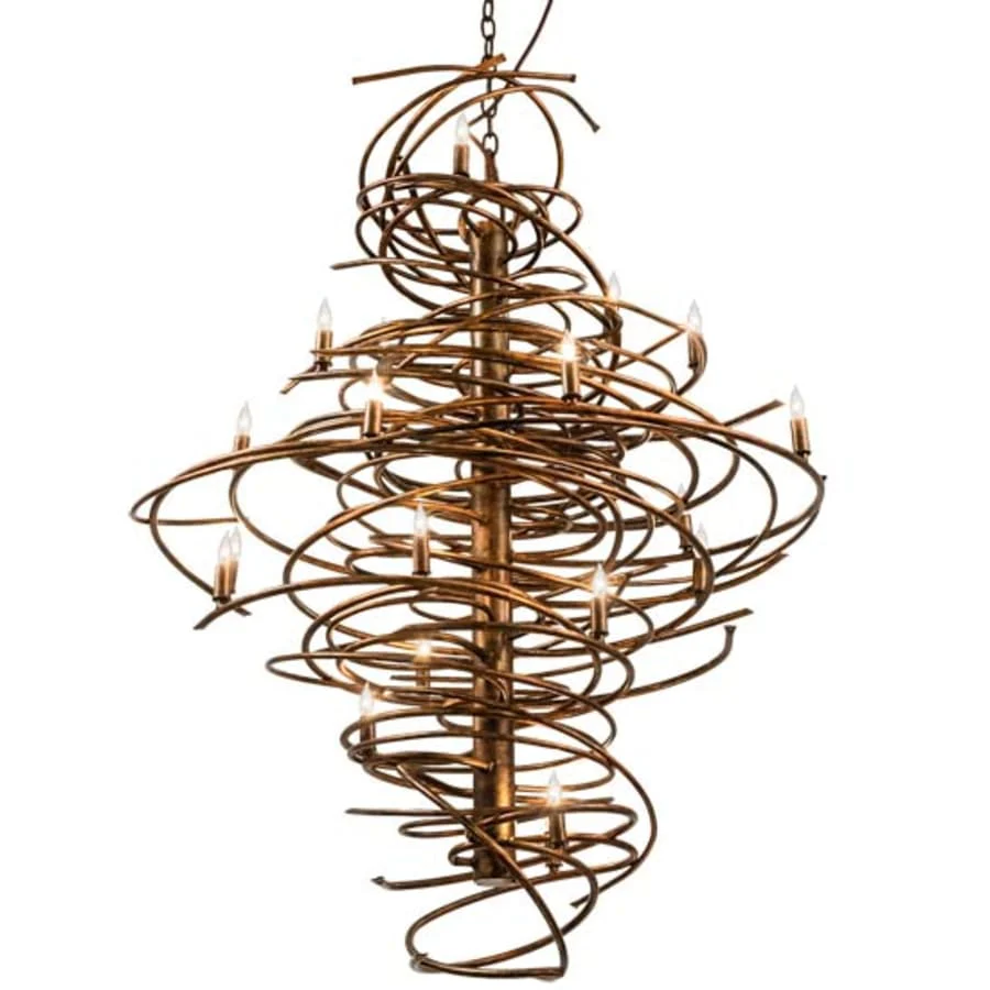 Meyda Tiffany Cyclone 20 Light 40" Wide Taper Candle Style Chandelier - Image 1