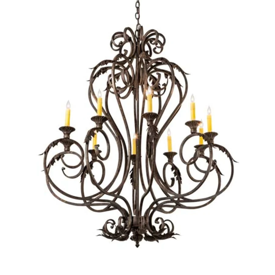 Meyda Tiffany Josephine 10 Light 42" Wide Taper Candle Style Chandelier - Image 1