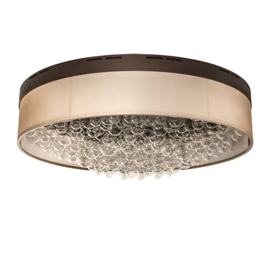 Meyda Tiffany Cilindro Bulle 70" Wide LED Flush Mount Waterfall Ceiling Fixture - Image 3
