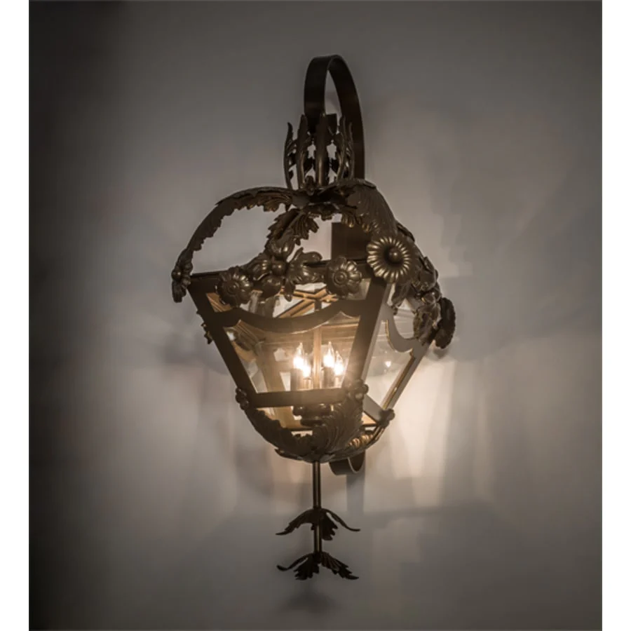 Meyda Tiffany Symone 4 Light 37" Tall Wall Sconce - Image 1