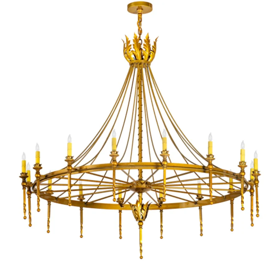Meyda Tiffany Amaury 16 Light 56" Wide Taper Candle Style Chandelier - Image 3