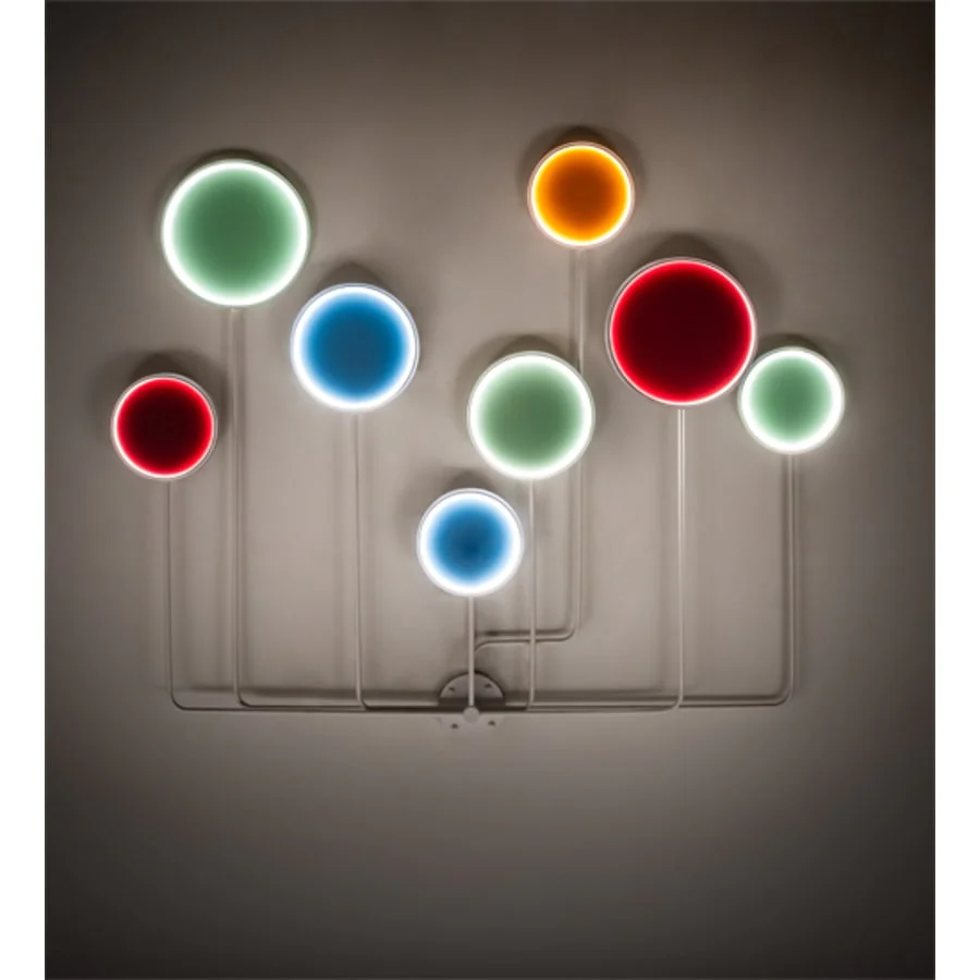 Meyda Tiffany Paletta 56" Tall LED Wall Sconce with Shade - Image 1