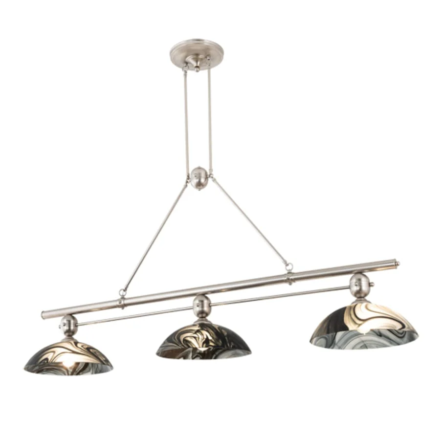 Meyda Tiffany 3 Light 70" Wide Linear Pendant - Image 1