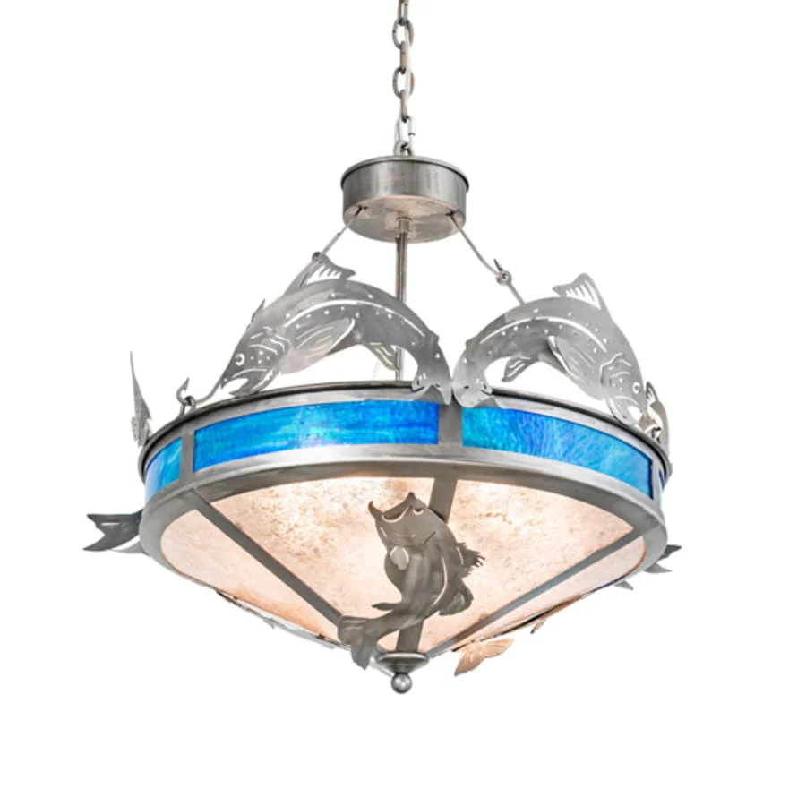 Meyda Tiffany 4 Light 27" Wide Abstract Pendant - Image 2