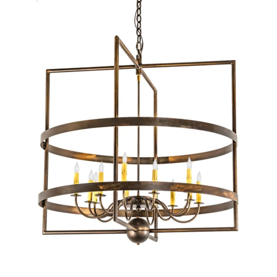 Meyda Tiffany Aldari 12 Light 36" Wide Taper Candle Style Chandelier - Image 3