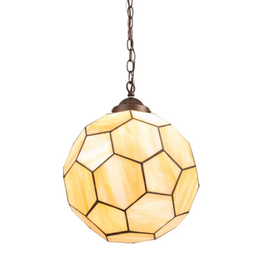 Meyda Tiffany 14" Wide Abstract Pendant - Image 1