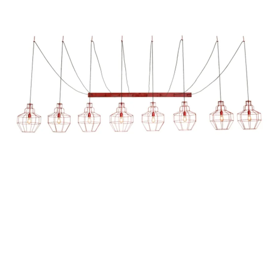 Meyda Tiffany 8 Light 156" Wide Suspension Multi Light Pendant - Image 2