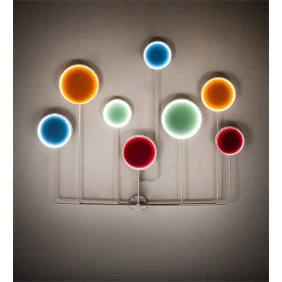 Meyda Tiffany Paletta 58" Tall LED Wall Sconce with Shade - Image 1
