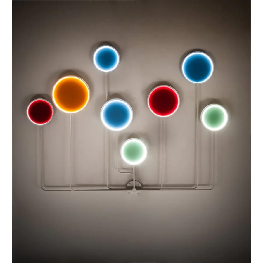 Meyda Tiffany Paletta 56" Tall LED Hand Crafted Wall Sconce - Image 1