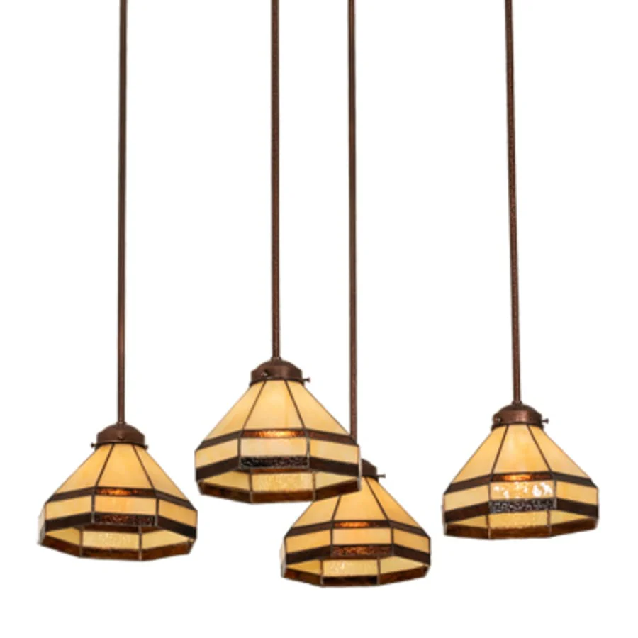 Meyda Tiffany 4 Light 27" Wide Multi Light Pendant - Image 1