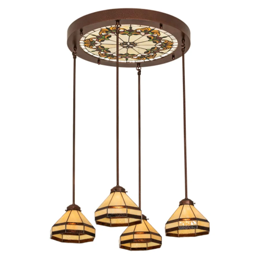 Meyda Tiffany 4 Light 27" Wide Multi Light Pendant - Image 3