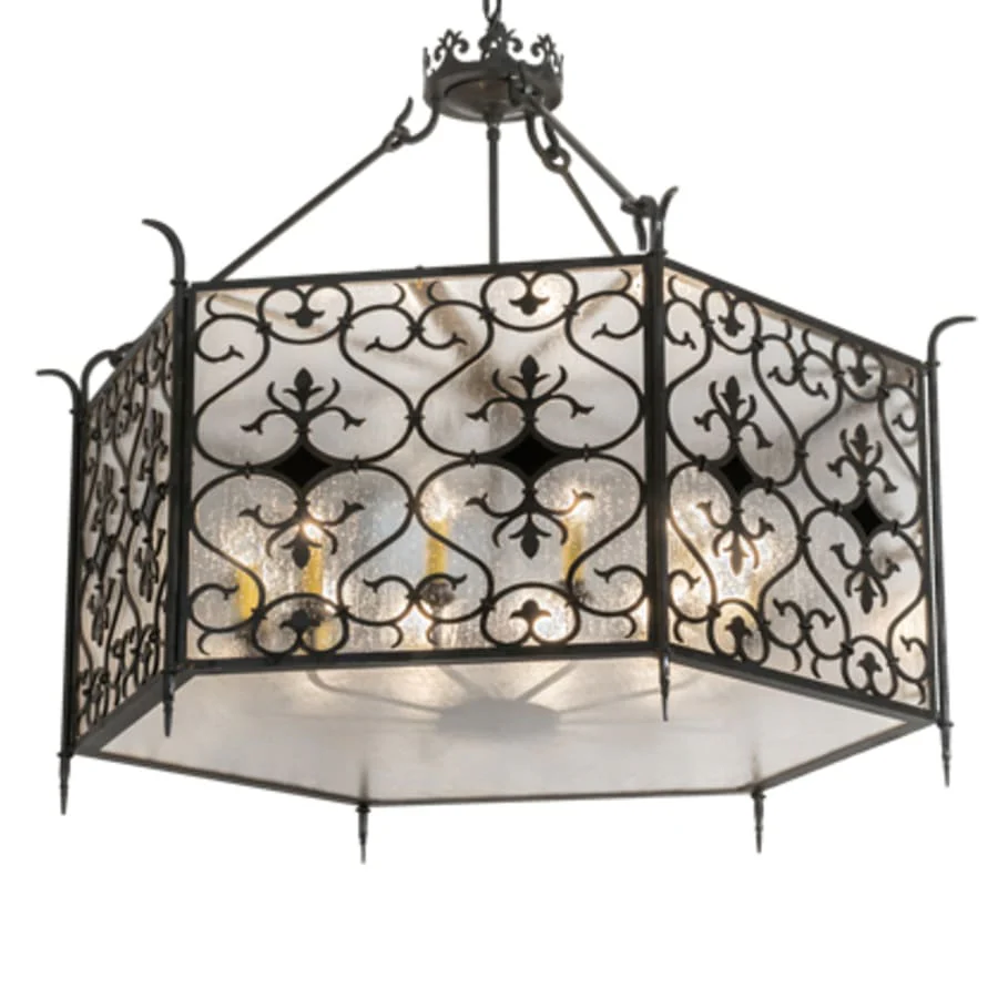 Meyda Tiffany 12 Light 48" Wide Taper Candle Pendant - Image 1