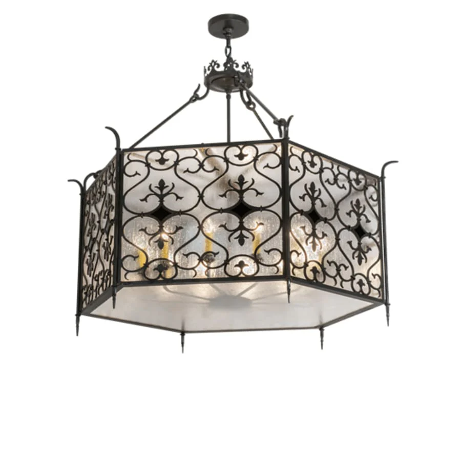 Meyda Tiffany 12 Light 48" Wide Taper Candle Pendant - Image 3