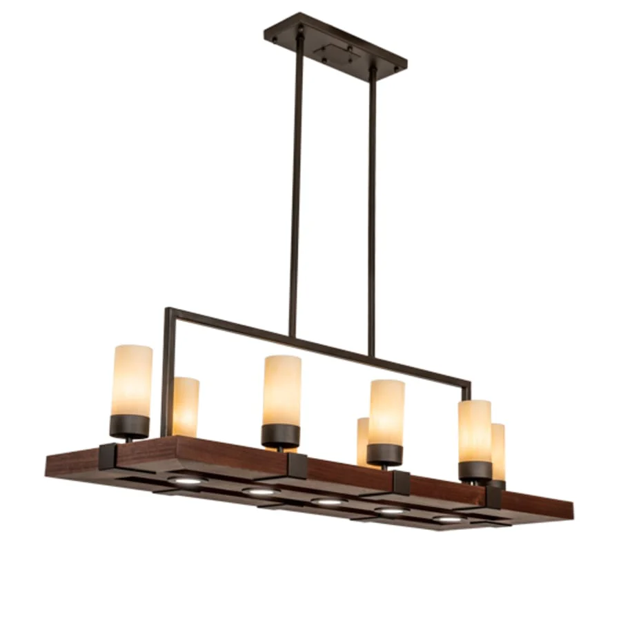 Meyda Tiffany 8 Light 48" Wide Pillar Candle Linear Pendant - Image 2
