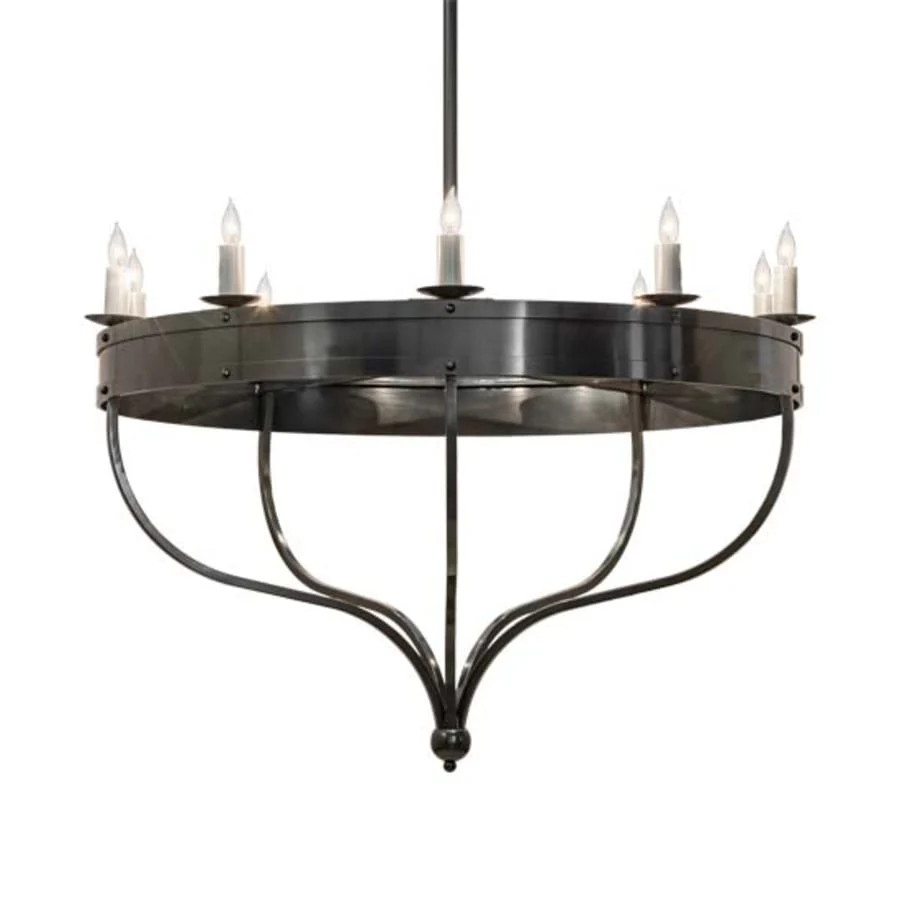 Meyda Tiffany Parnella 10 Light 54" Wide Taper Candle Style Chandelier - Image 1