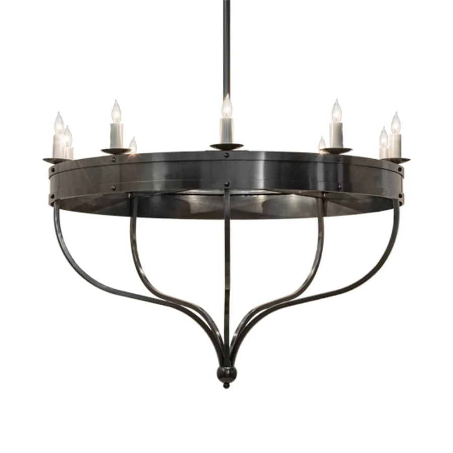 Meyda Tiffany Parnella 10 Light 54" Wide Taper Candle Style Chandelier - Image 2