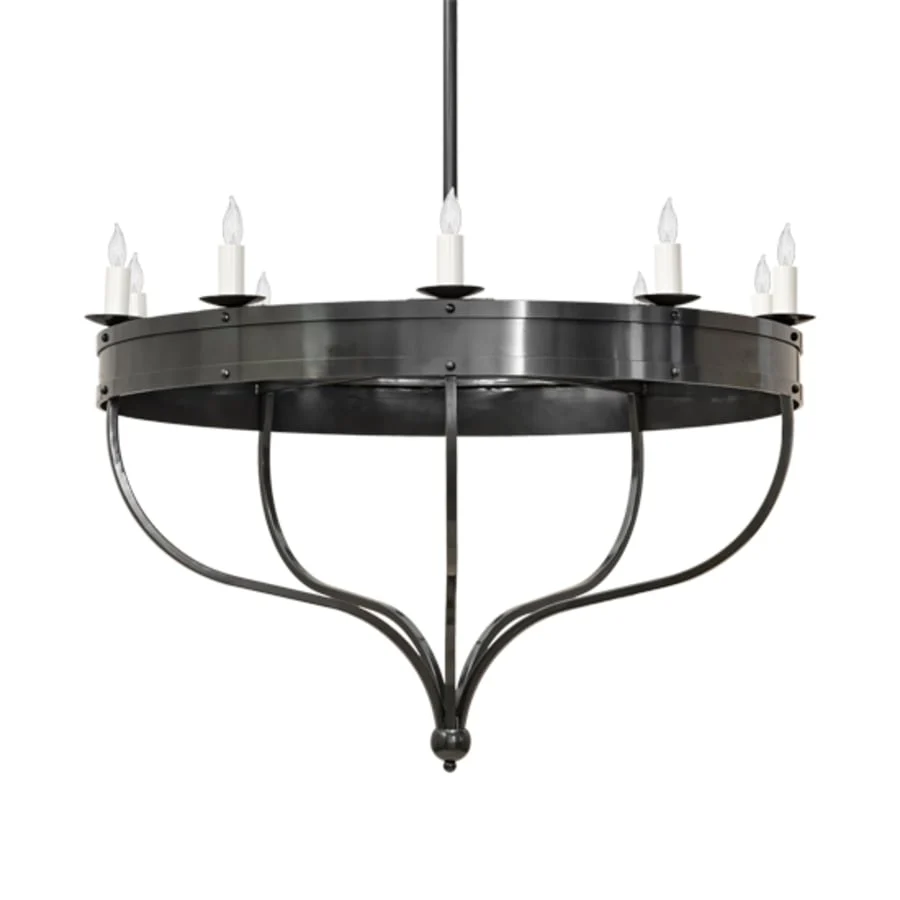 Meyda Tiffany Parnella 10 Light 54" Wide Taper Candle Style Chandelier - Image 3