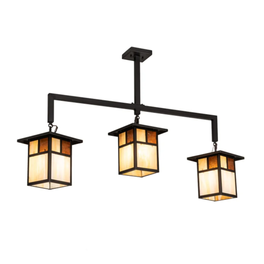 Meyda Tiffany 3 Light 47" Wide Linear Pendant - Image 3