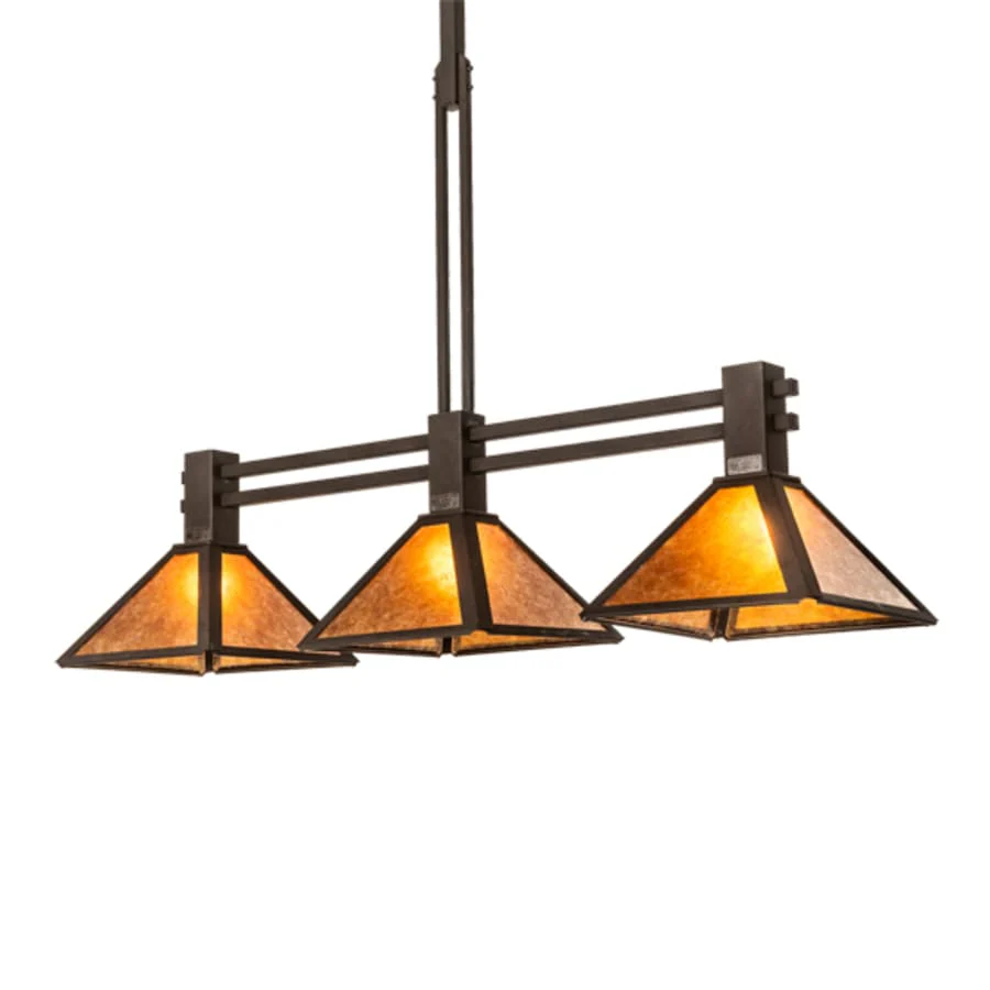 Meyda Tiffany 3 Light 45" Wide Linear Pendant - Image 2