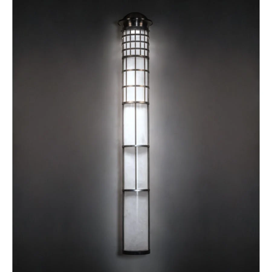 Meyda Tiffany Hudson House 68" Tall Wall Sconce with Shade - Image 1