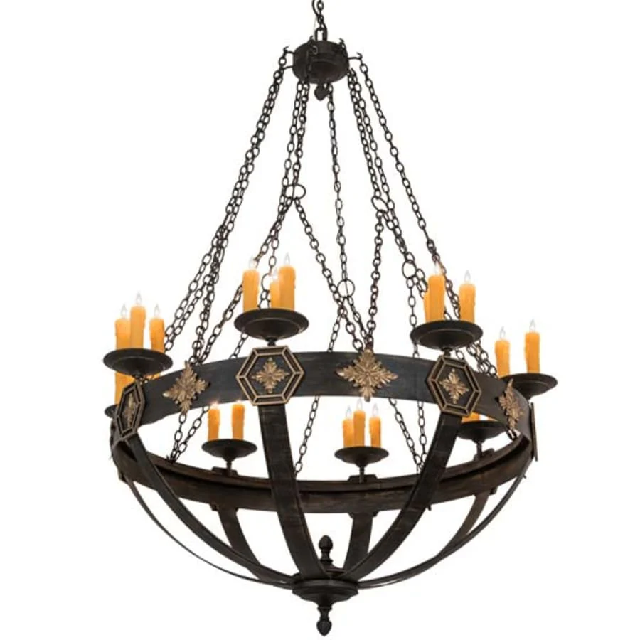 Meyda Tiffany Neapolis 24 Light 60" Wide Taper Candle Style Chandelier - Image 1