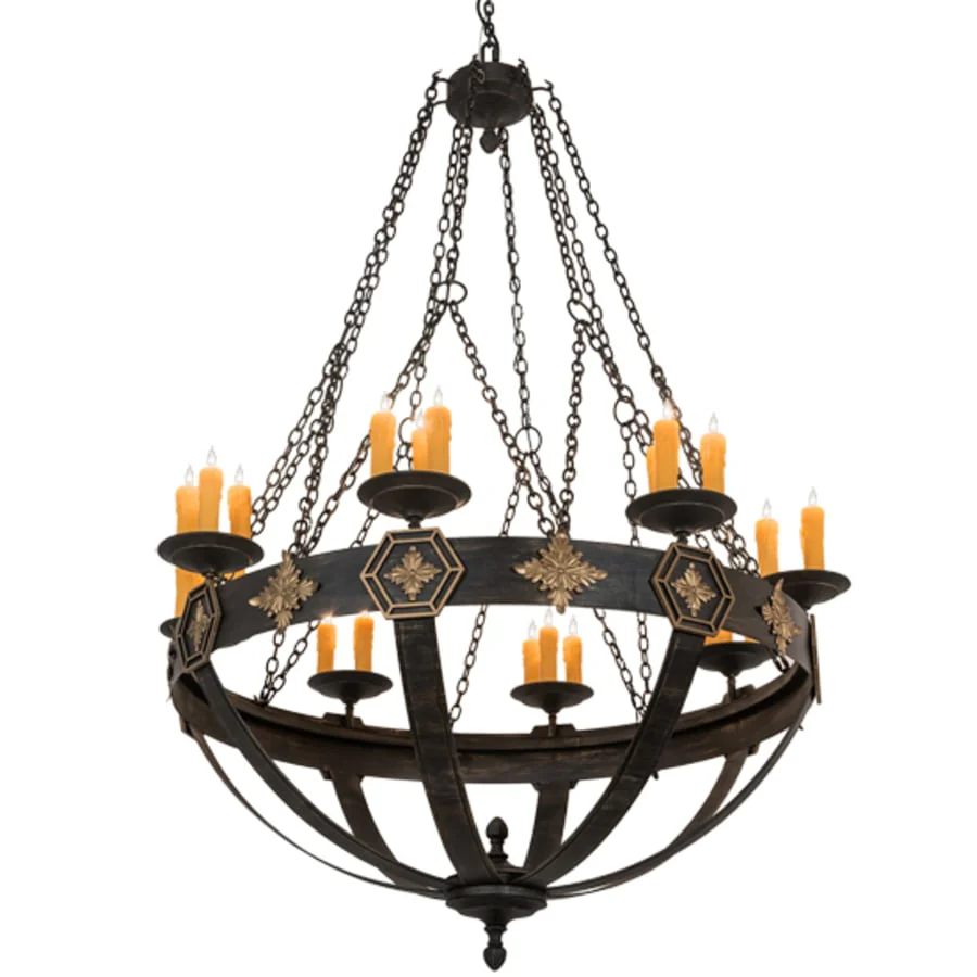 Meyda Tiffany Neapolis 24 Light 60" Wide Taper Candle Style Chandelier - Image 2