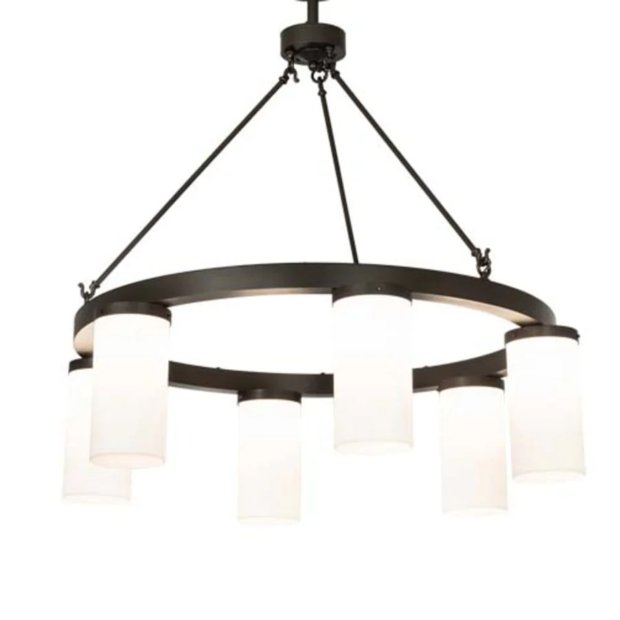 Meyda Tiffany Loxley 6 Light 46" Wide Ring Chandelier - Image 1