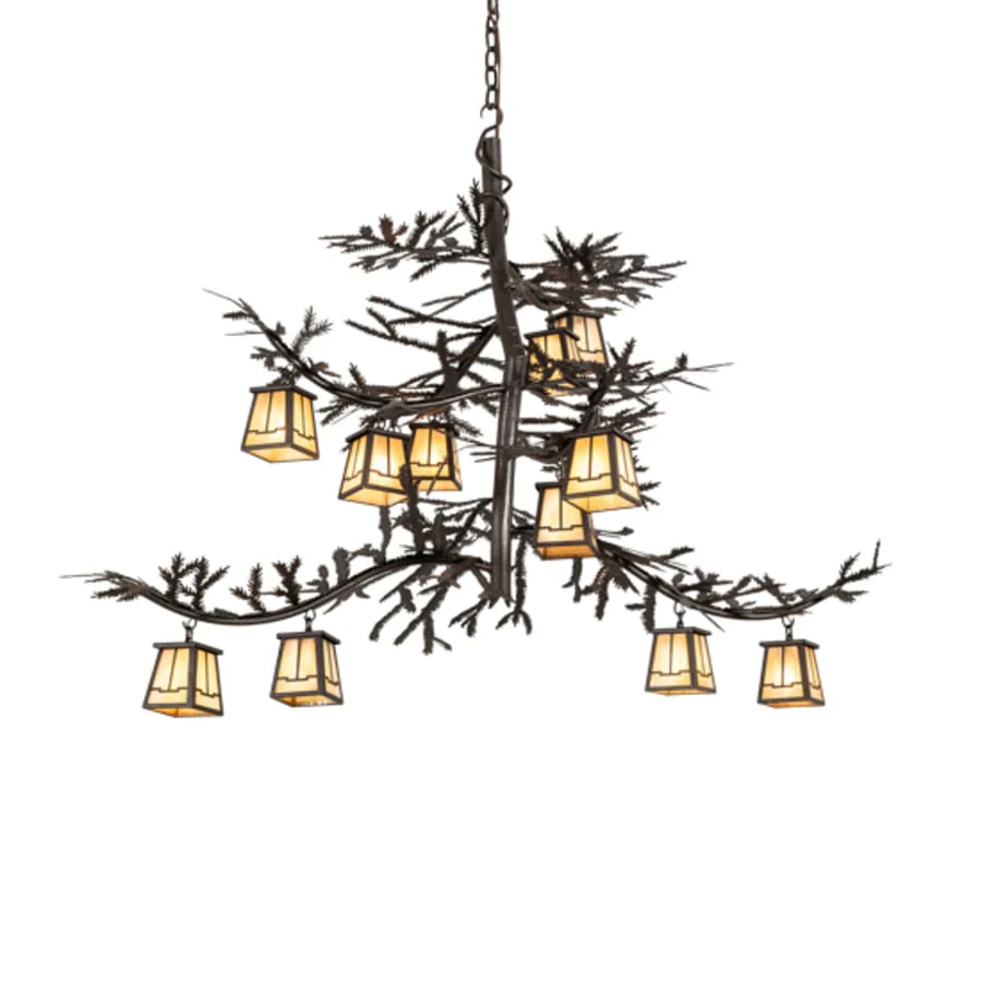 Meyda Tiffany Long Pine Branch 12 Light 37" Wide Chandelier - Image 2