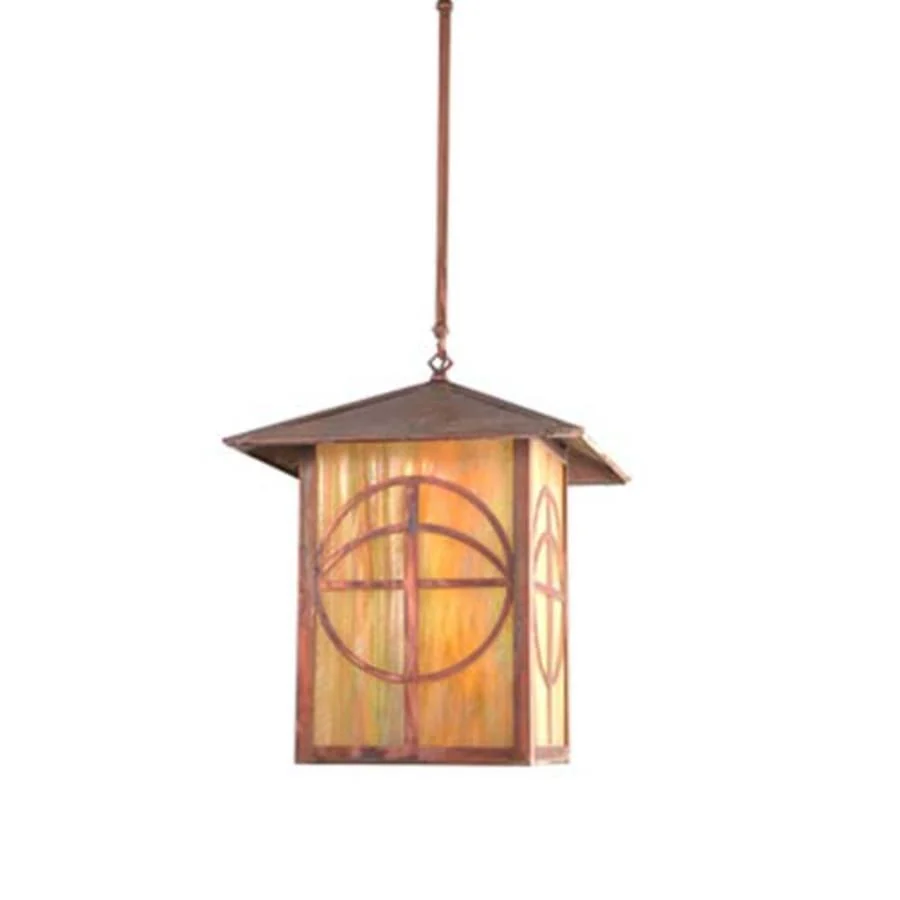 Meyda Tiffany Square Seneca 23" Wide Pendant - Image 1