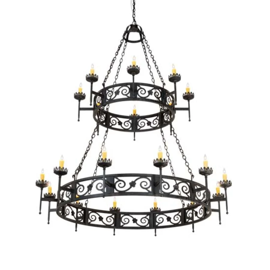 Meyda Tiffany Majella 20 Light 66″ Wide Taper Candle Style Chandelier