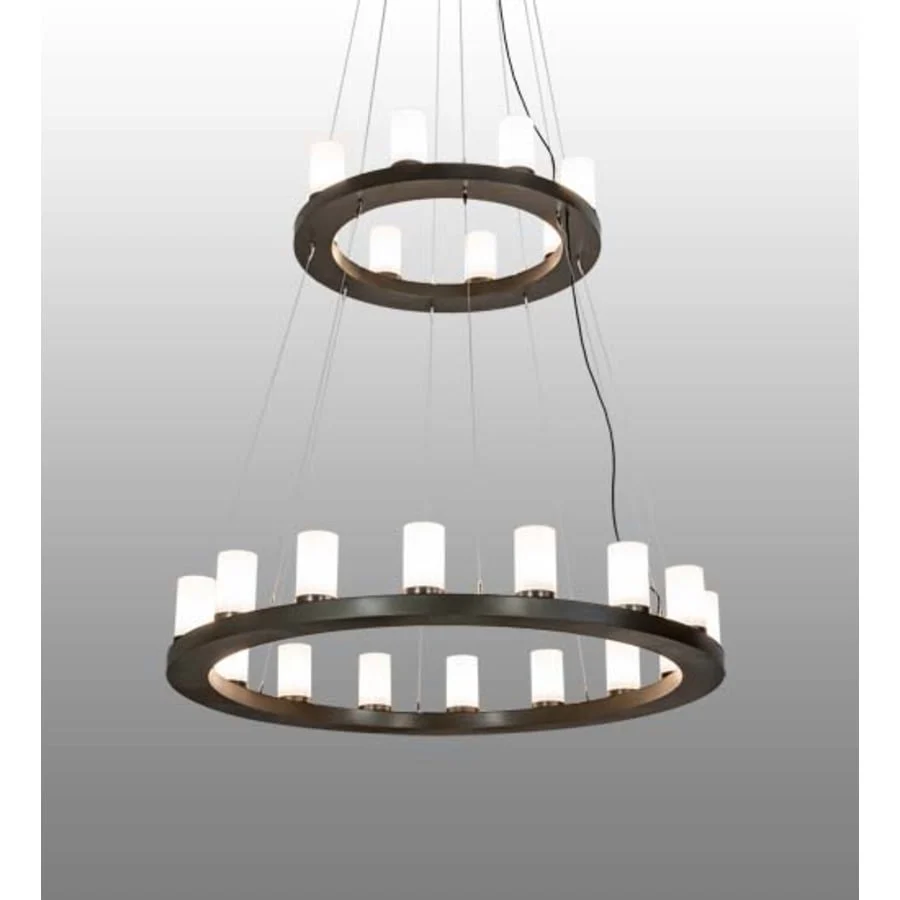 Meyda Tiffany Loxley 24 Light 60″ Wide Ring Chandelier